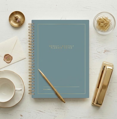 Blue Sky Sincerely Jules 5.875" x 8.625" Weekly & Monthly Planner, Marina (162418)