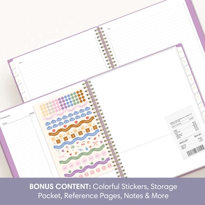 Blue Sky Sincerely Jules 8.5" x 11" Weekly & Monthly Planner, Purple (162419)