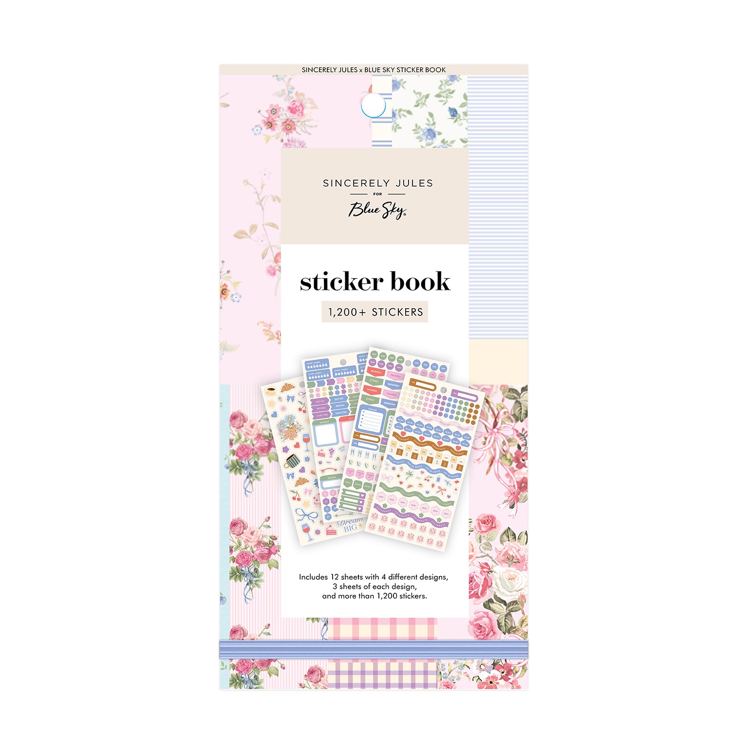 Blue Sky Sincerely Jules Stickers, Multicolored, 1,200+ Stickers (162403)