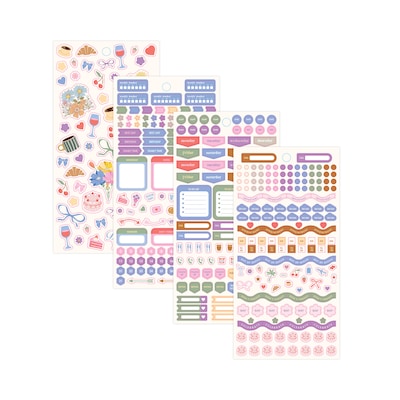 Blue Sky Sincerely Jules Stickers, Multicolored, 1,200+ Stickers (162403)