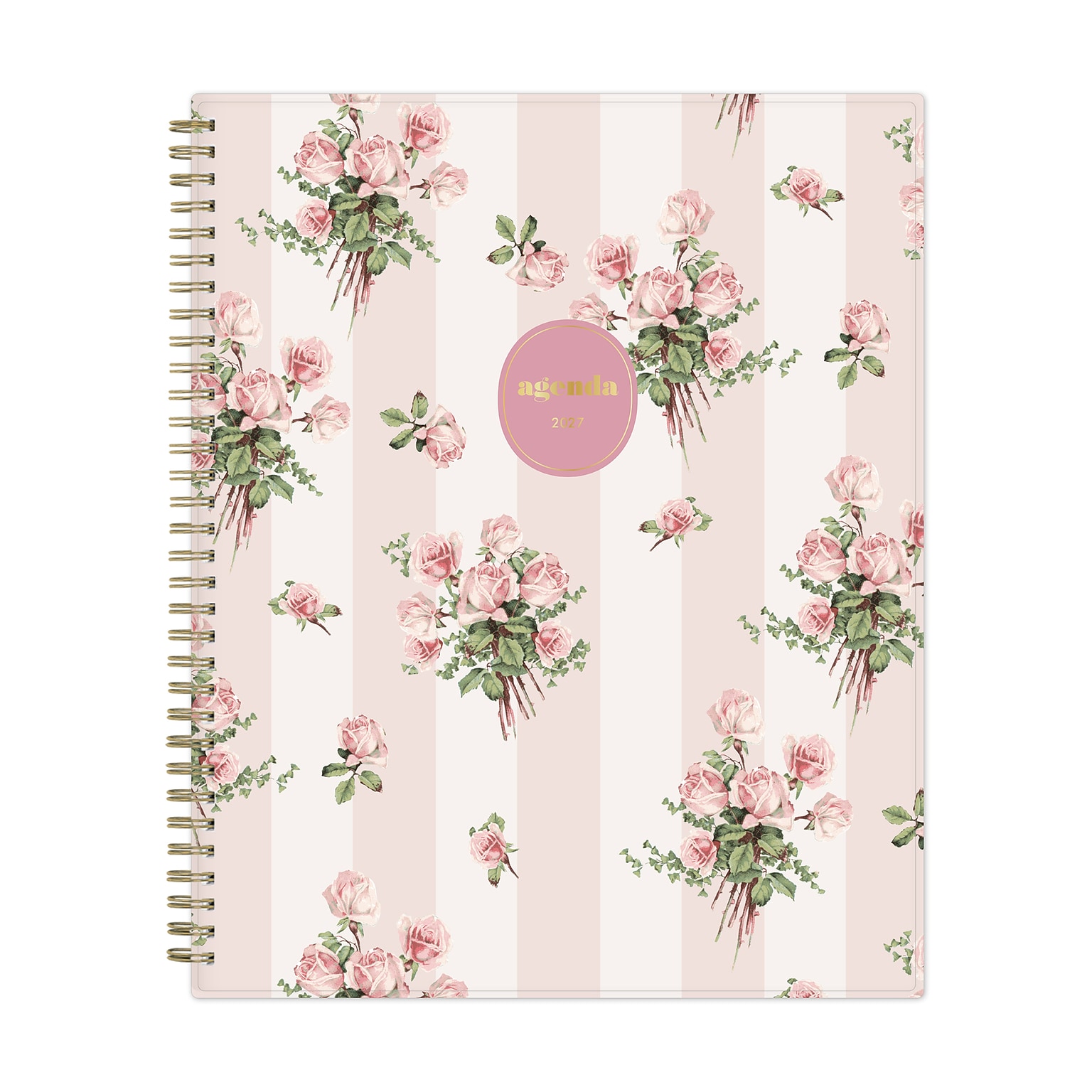 2027 Blue Sky Sincerely Jules 8.5 x 11 Weekly & Monthly Planner, Pink/White (162423)