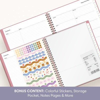 2027 Blue Sky Sincerely Jules 7" x 9" Weekly & Monthly Planner, Rose (164242)