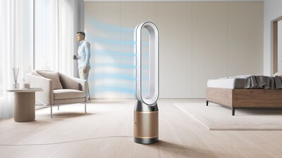 Dyson Energy Star HEPA Air Purifier Cool Formaldehyde TP09, 10-Speed, Wi-Fi enabled, White/Gold (497043-01)
