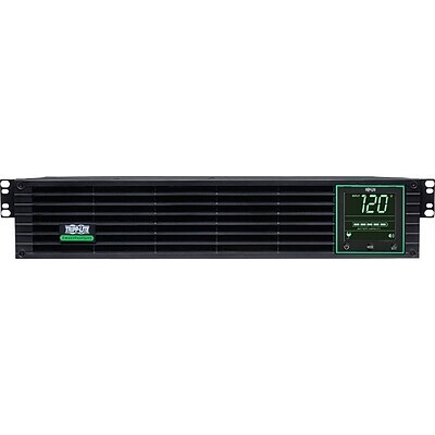 Eaton Tripp Lite SmartPro 1000VA 2U Line-Interactive UPS, 6-Outlet, Black (SMART1000RM2UL)