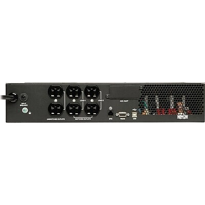 Eaton Tripp Lite SmartPro 1000VA 2U Line-Interactive UPS, 6-Outlet, Black (SMART1000RM2UL)