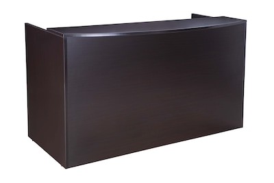Boss 71 Reception Desk, Return and Pedestal, Mocha (GROUPB-MOC)