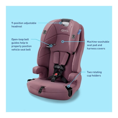Graco Tranzitions 3-in-1 Harness Booster Car Seat, Eloise (2217738)
