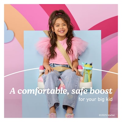 Graco TurboBooster 2.0 Backless Booster Seat, Barbie Painterly (2221110)