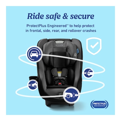 Graco Contender Slim Convertible Car Seat, West Point (2223684)