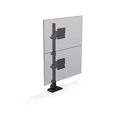 HAT Design Works E5 Dual Arms, Up to 49 Monitor, Black (E5G-P11-BLK)