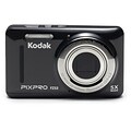 Kodak PIXPRO FZ53 Digital Camera, 16 Megapixels, 5x Optical Zoom, 28mm Wide, 720p HD Video, Black