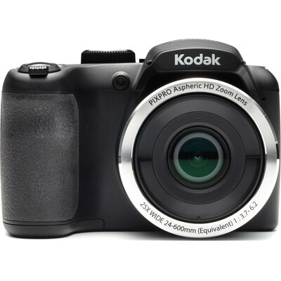 Kodak PIXPRO AZ252 Astro Zoom Digital Camera, 16 Megapixels, 25x Optical Zoom, 24mm Wide, 720p Full HD Video, Black