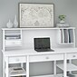 Bush Furniture Broadview Collection 60 "W Desktop Hutch, Pure White (BDH160WH-03)