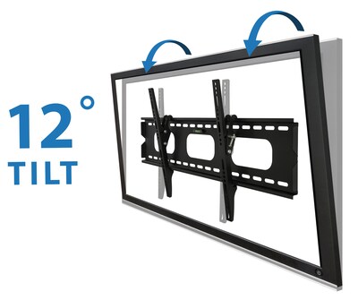 Mount-It! Low-Profile Tilting TV Wall Mount for 42"-70" TVs (MI-318L)