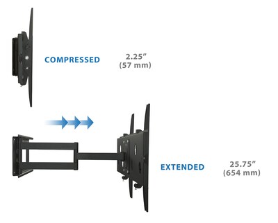 Mount-It! Articulating TV Wall Mount (MI-319B)