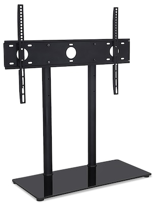 Mount-It! Pedestal TV Stand, Screens up to 55, Black (MI-846)