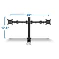 Mount-It! Dual Monitor Mount, Up To 27 Monitors, Black (MI-752)