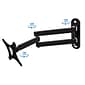 Mount-lt! Adjustable Monitor Arm, Up to 24", Black (MI-2041)