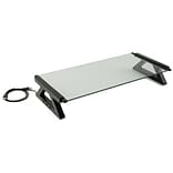Mount-It! Glass Monitor Stand and Laptop Stand with 3 USB Hub Ports (MI-7240)