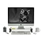 Mount-It! Glass Monitor Stand and Laptop Stand with 3 USB Hub Ports (MI-7240)