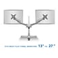 Mount-It! Modular Desk Mount Adjustable Monitor Arm, Up to 24" Monitors, Gray/Silver (MI-45111)