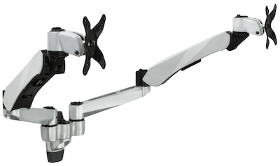 Mount-It! Modular Dual Adjustable Monitor Arms, Up to 30 Monitors, Gray/Silver (MI-45114)