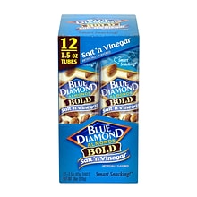 Blue Diamond Bold Salt n Vinegar Almonds, 1.5 oz., 12 Bags/Pack (209-02632)
