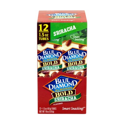 Blue Diamond Bold Sriracha Almonds, 1.5 oz., 12/Pack (209-02633)