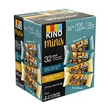 KIND Minis Dark Chocolate Nuts & Sea Salt and Caramel Almond & Sea Salt Variety, 0.7 oz, 32 Count (2