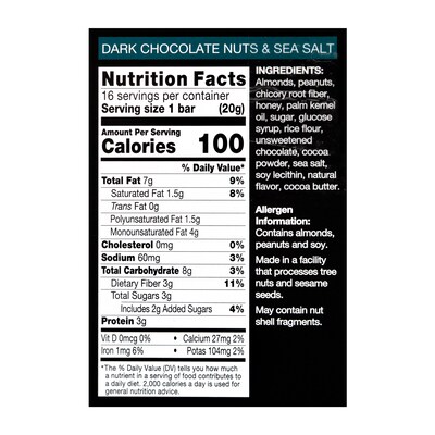 KIND Minis Gluten Free Nut Bar, Variety Pack, 32 Bars/Box (220-00799)