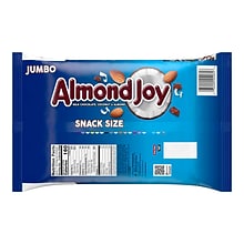 Almond Joy Snack Size Milk Chocolate Candy Bar, 20.1 oz., 2/Pack (246-00348)