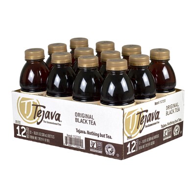 Tejava Original Unsweetened Black Tea, 16.9 Fl. oz., 12/Pack (313-00005)