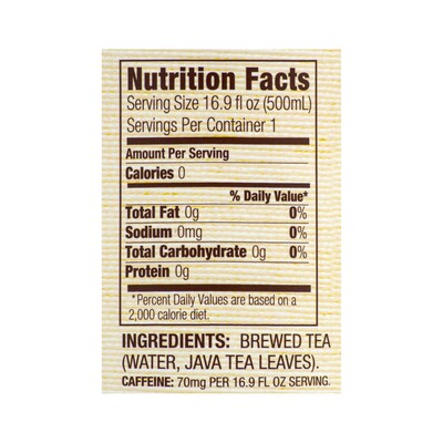 Tejava Original Unsweetened Black Tea, 16.9 Fl. oz., 12/Pack (313-00005)