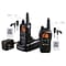 MIDLAND RADIO FRS License Free Business Two Way Radio Bundle, Black, 2/Pack (LXT600BB)