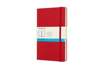 Moleskine Classic Professional Notebooks, 5 x 8.25, Dotted, Red (715420)
