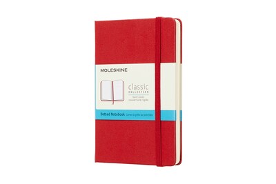 Moleskine Pocket, Dotted, Red Scarlet, Hard Cover (715321)