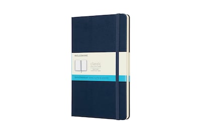 Moleskine Classic Professional Notebooks, 5 x 8.25, Dotted, Blue (715437)