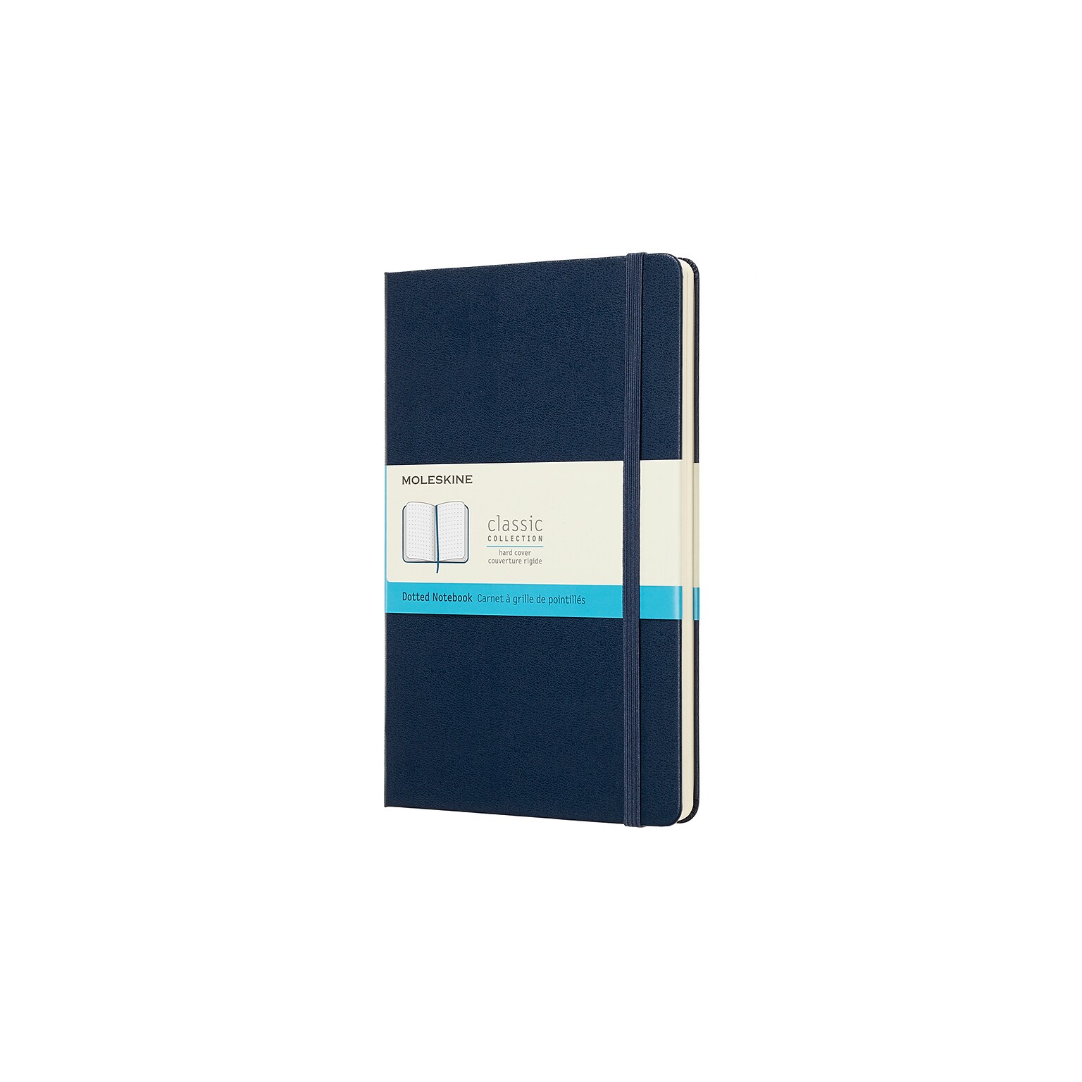 Moleskine Classic 1-Subject Professional Notebook, 5 x 8.25, Dotted, 240 Sheets, Blue (715437)