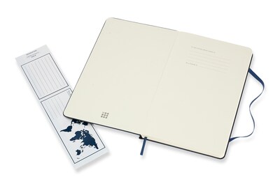Moleskine Classic 1-Subject Professional Notebook, 5" x 8.25", Dotted, 240 Sheets, Blue (715437)