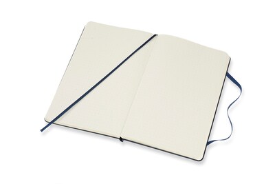 Moleskine Classic 1-Subject Professional Notebook, 5" x 8.25", Dotted, 240 Sheets, Blue (715437)