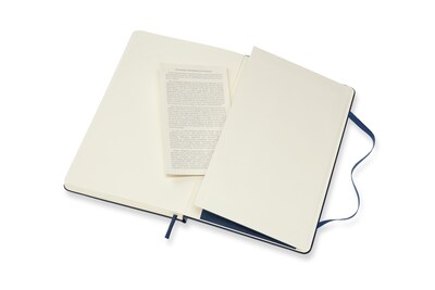 Moleskine Classic 1-Subject Professional Notebook, 5" x 8.25", Dotted, 240 Sheets, Blue (715437)