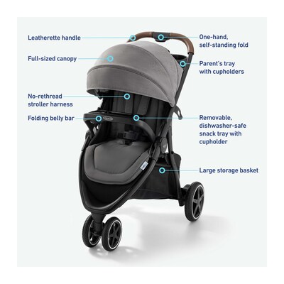 Graco Outpace All-Terrain Travel System, Briggs (2203025)