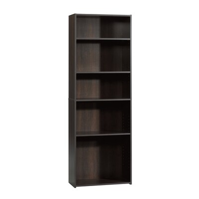 Sauder Beginnings 71H 5-Shelf Bookcase, Cinnamon Cherry (409090)