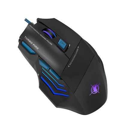 SaharaCase Axis Pro Ergonomic Optical USB-A Gaming Mouse, Black (KB70)