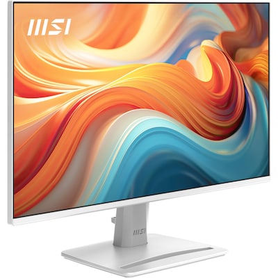MSI PRO 23.8 Full HD IPS 144Hz Adaptive-Sync Monitor, HDR Ready, Built-In Speaker, White (PROMP243WE14)