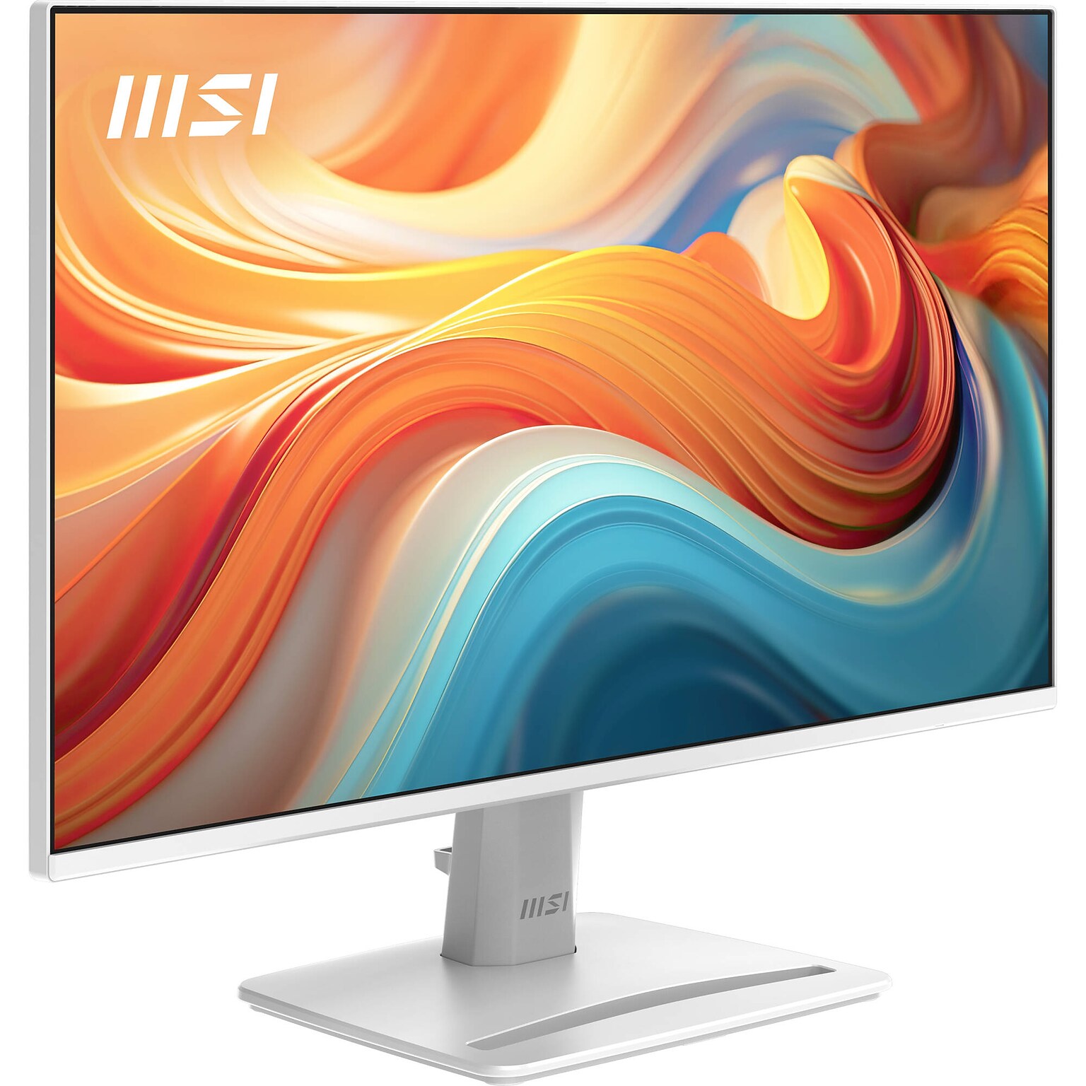 MSI PRO 23.8 Full HD IPS 144Hz Adaptive-Sync Monitor, HDR Ready, Built-In Speaker, White (PROMP243WE14)