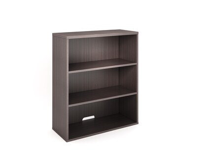 Boss Office Products 36H 3-Shelf Bookcase, Driftwood (N153-DW)