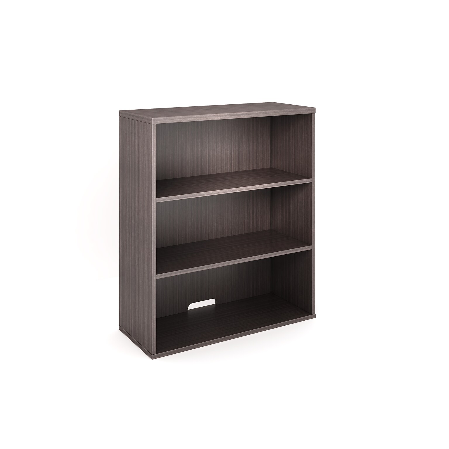 Boss Office Products 36H 3-Shelf Bookcase, Driftwood (N153-DW)