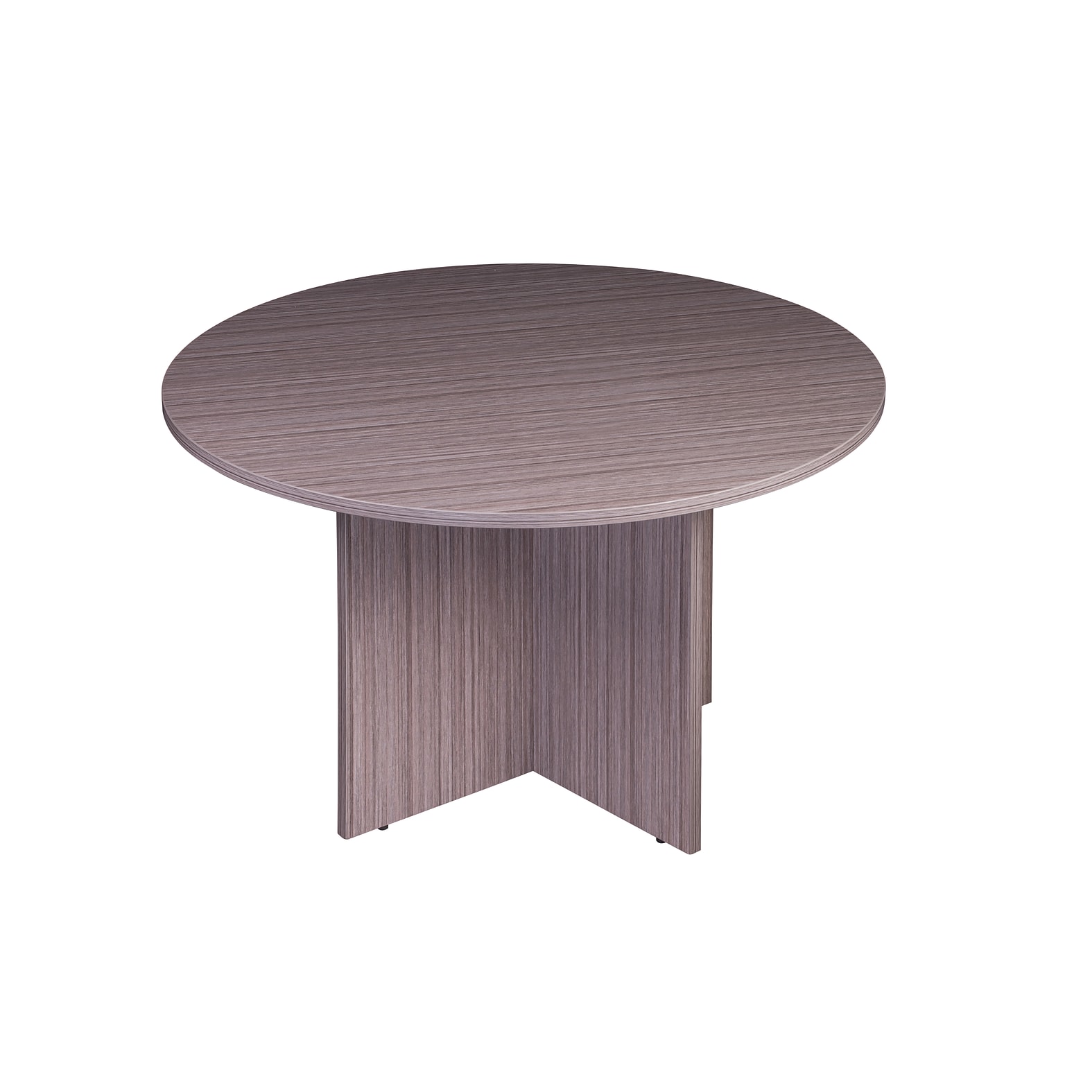 Boss Office Products 47 Round Conference Table, Driftwood (N123-DW)