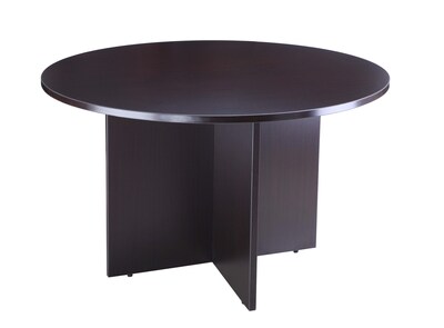 Boss Office Products 47 Round Conference Table, Mocha (N123-MOC)
